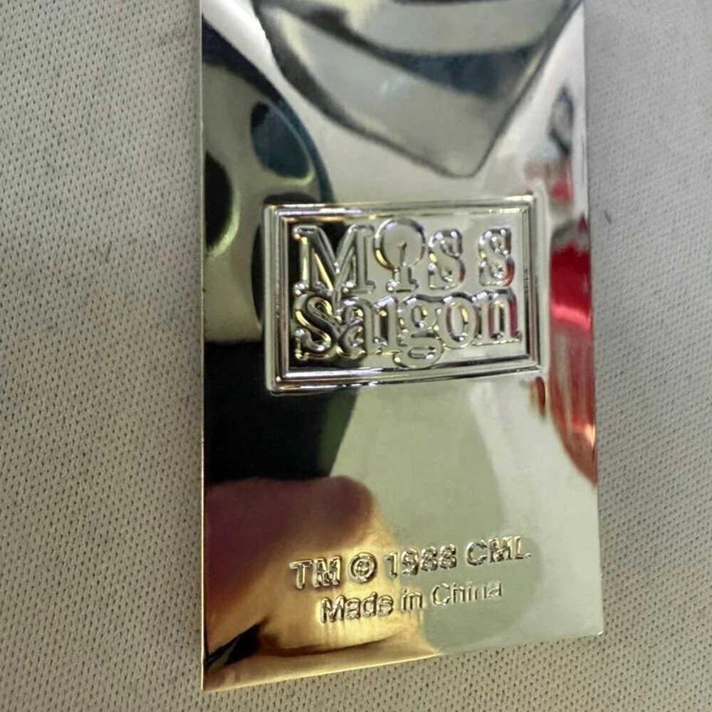 Miss Saigon Musical Keychain Broadway Theater Souvenir Vintage 1990s Musical